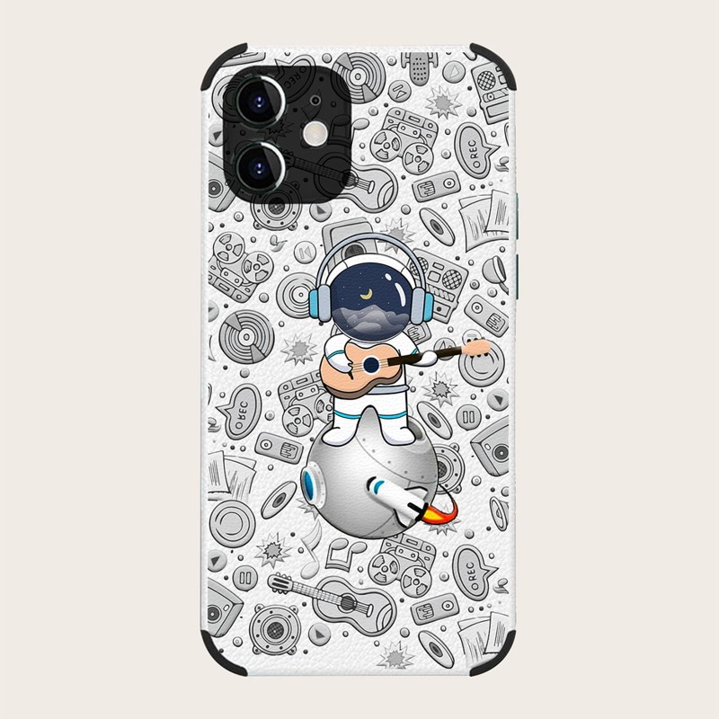 

Cartoon Astronaut Phone Case, Multicolor