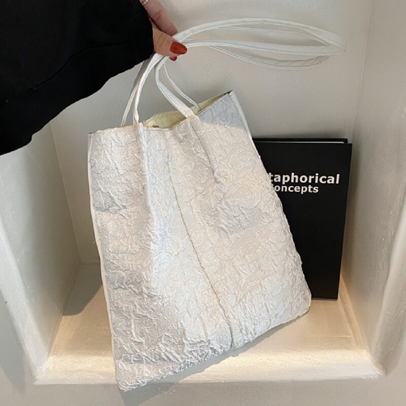 

Minimalist Tote Bag, White