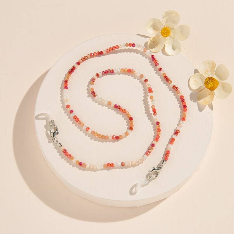 

Colorful Beaded Glasses Chain, Multicolor