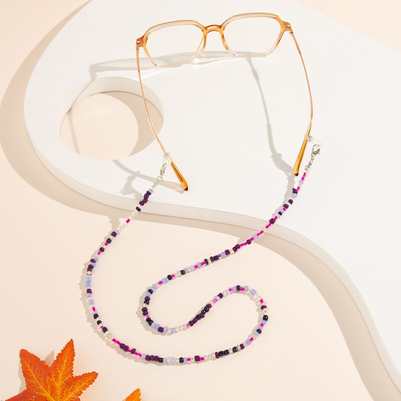 

Colorful Beaded Glasses Chain, Multicolor