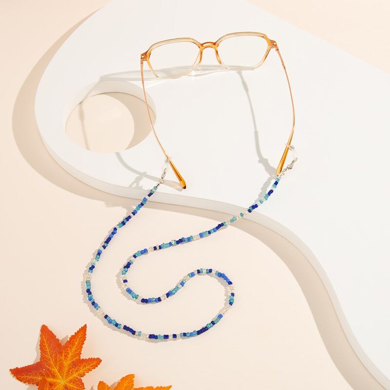 

Colorful Beaded Glasses Chain, Multicolor