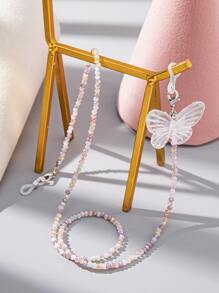 Chuỗi kính trang trí bướm - Hồng - Xem 3