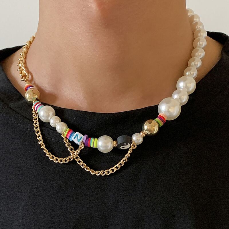 

Guys Yin & Yang Decor Necklace, Gold