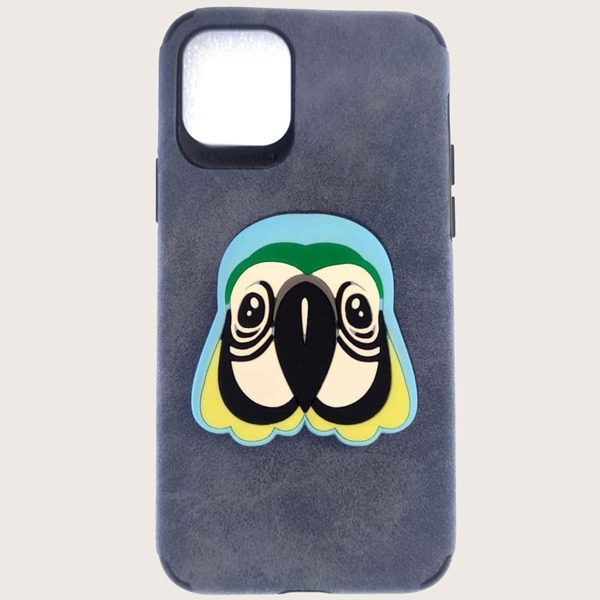 

Parrot Design Stand-Out Phone Grip, Blue