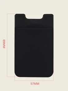 Tarjetero adhesivo - Negro - Ver 4