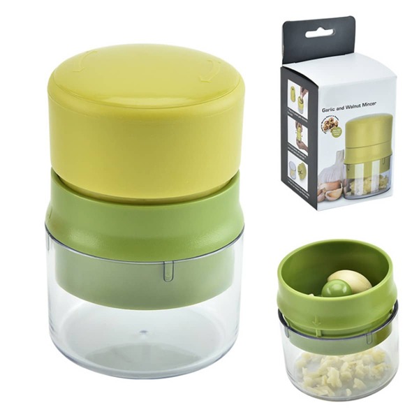 

1pc Multifunction Garlic Chopper, Green