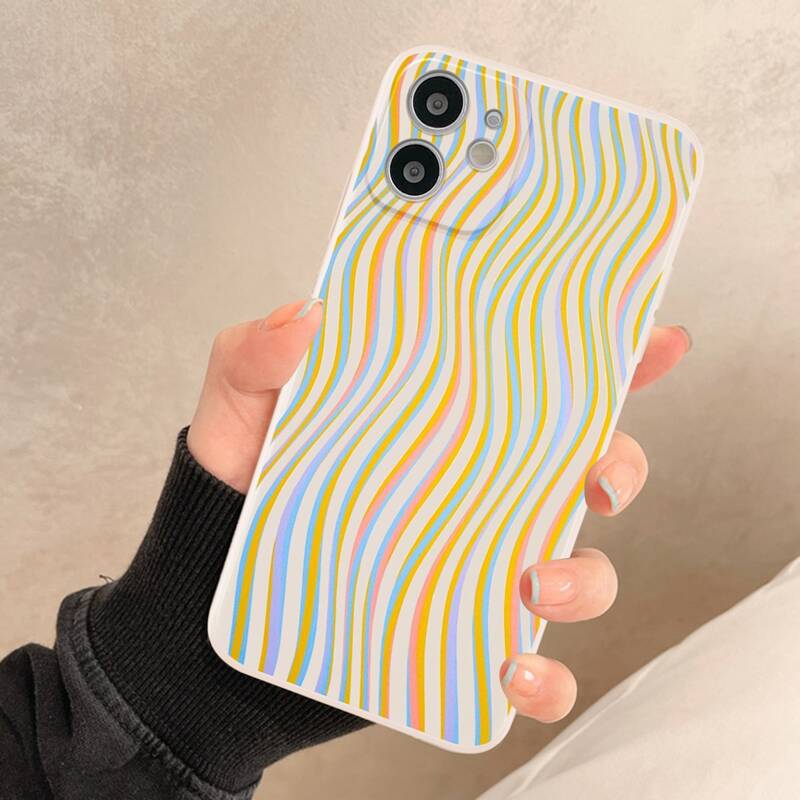 

Wave Line Pattern Phone Case, Multicolor