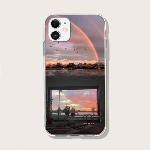

Landscape Print Phone Case, Multicolor