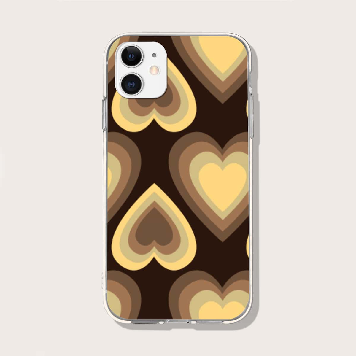 

Heart Pattern Phone Case, Multicolor