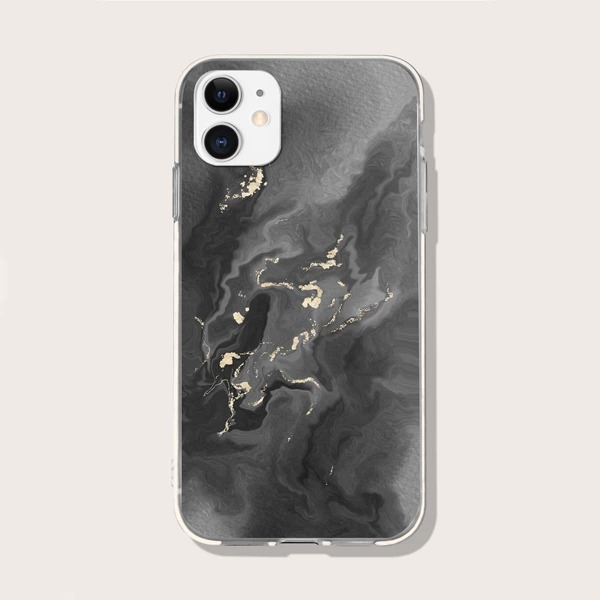 

Marble Print Phone Case, Multicolor