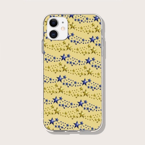 

Star Pattern Phone Case, Multicolor