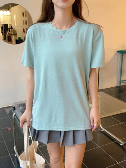 Solid Short Sleeve Tee