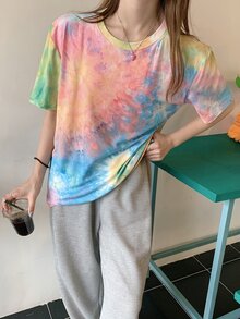 Camiseta de tie dye - Multicolor - Ver 3