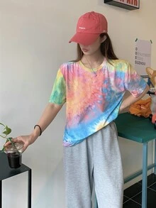 Camiseta de tie dye - Multicolor - Ver 4