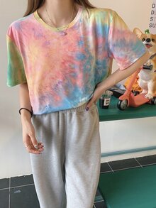Camiseta de tie dye - Multicolor - Ver 6