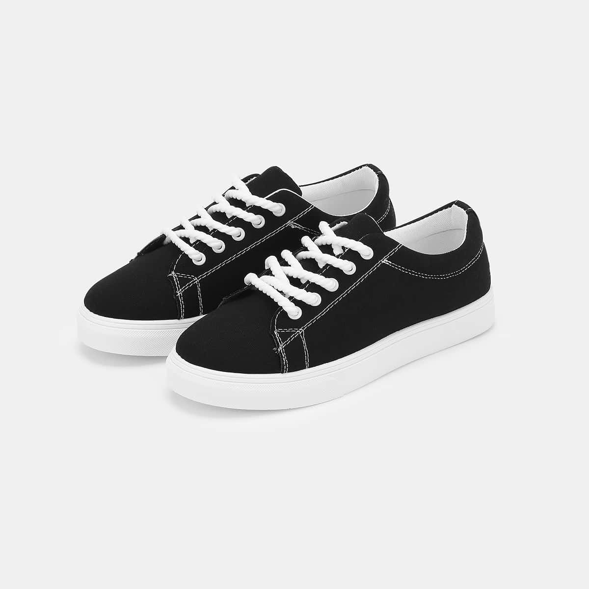 

Minimalist Canvas Shoes, Black