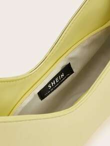 Minimalist Asymmetric Design Bag - Yellow - View 3
