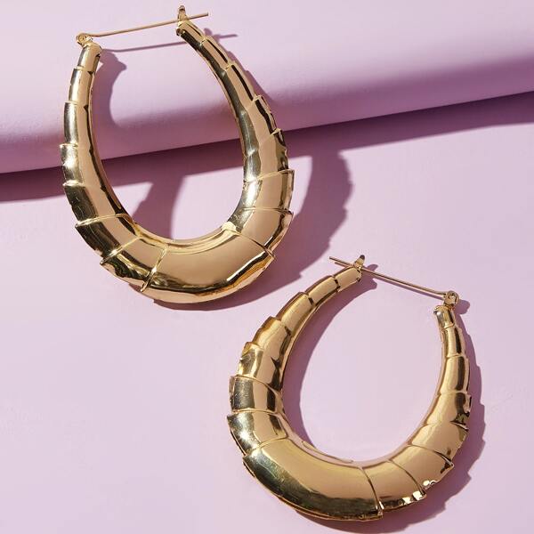 

Minimalist Hoop Earrings, Gold