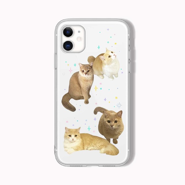 

Чехол для телефона милый кошка, Многоцветный