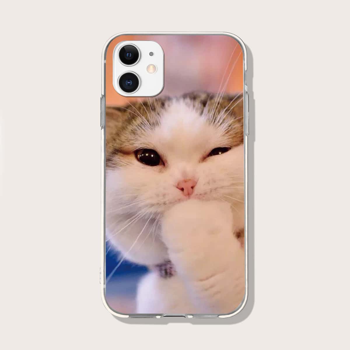 

Cat Pattern Phone Case, Multicolor
