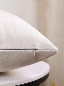 1 pieza Funda de cojín sin relleno simple - Beis - Ver 2