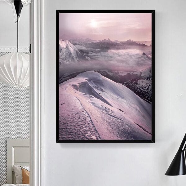 

Mountain Print Unframed Painting, Multicolor