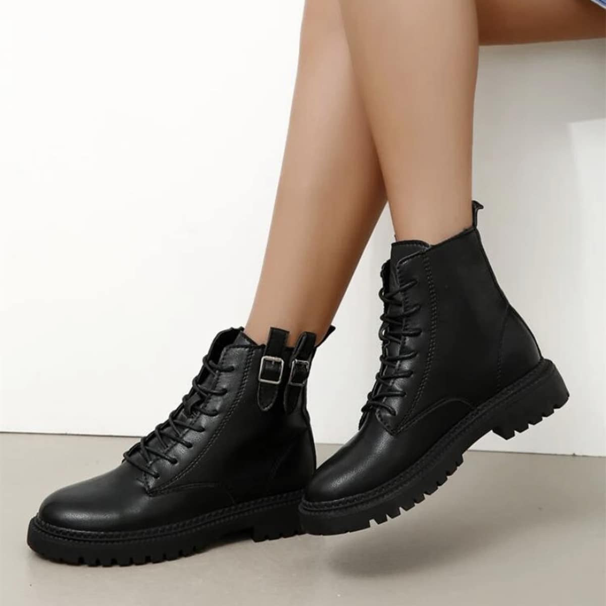 

Minimalist Combat Boots, Black