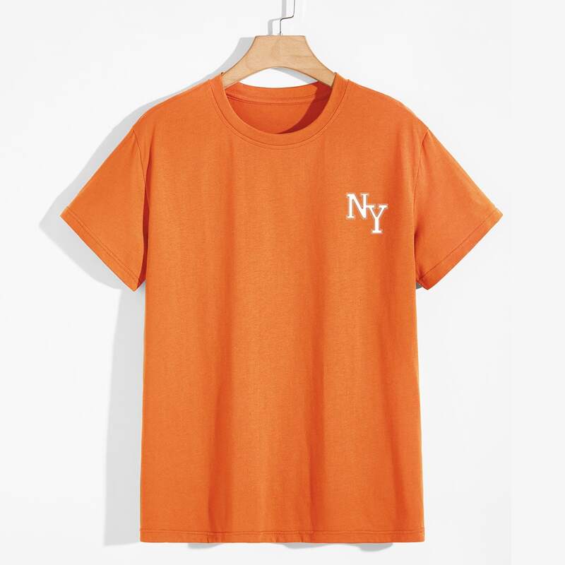 

Guys Letter Tee, Orange