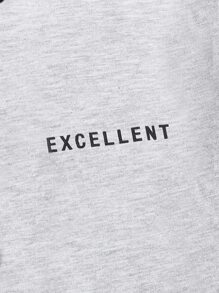 Manfinity Hombres Sudadera con capucha de color combinado con cordón