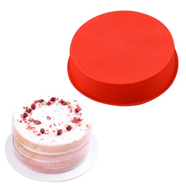 

1pc DIY Round Cake Mold, Red
