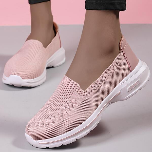 

Minimalist Slip-On Casual Shoes, Pink