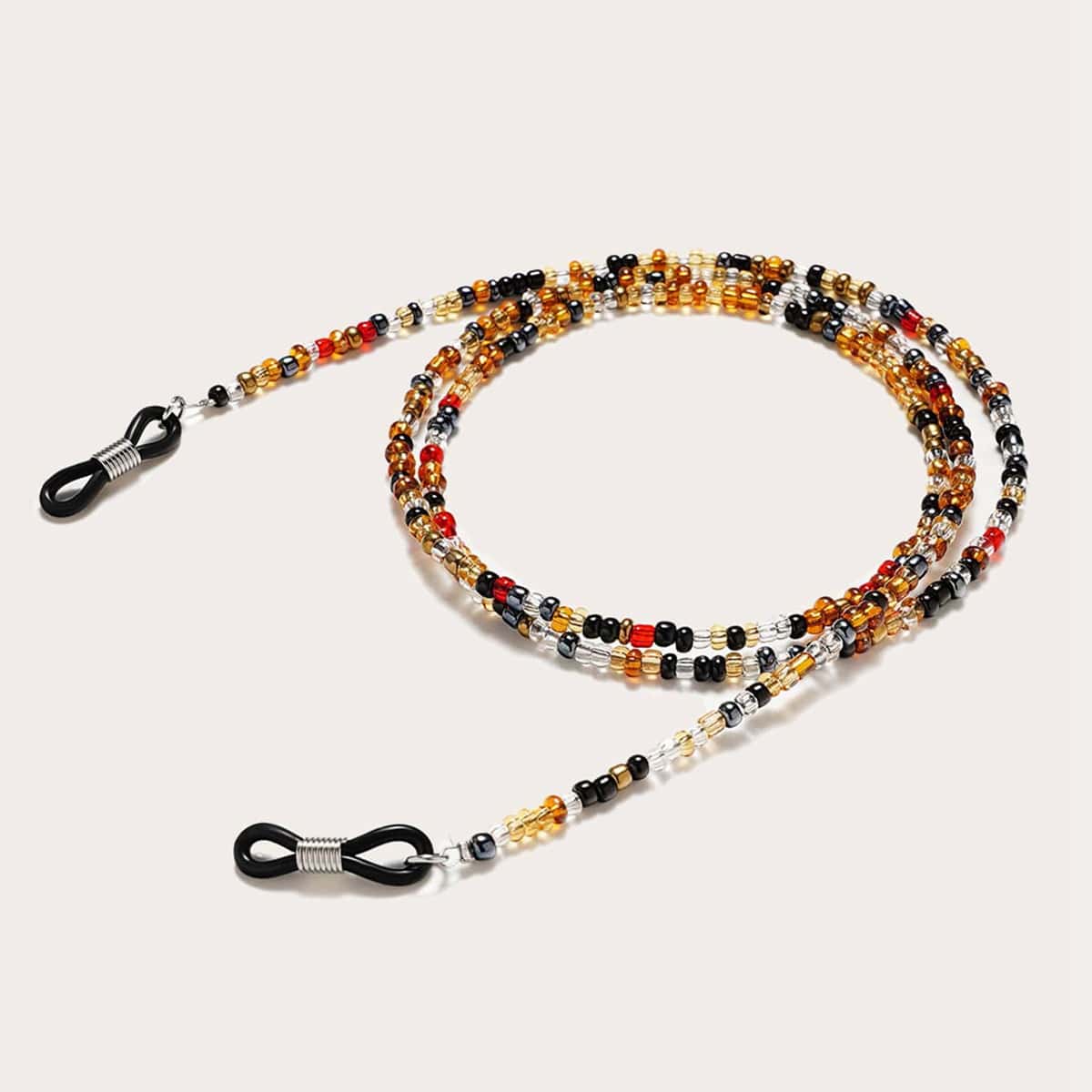 

2pcs Bead Decor Glasses Chain, Multicolor