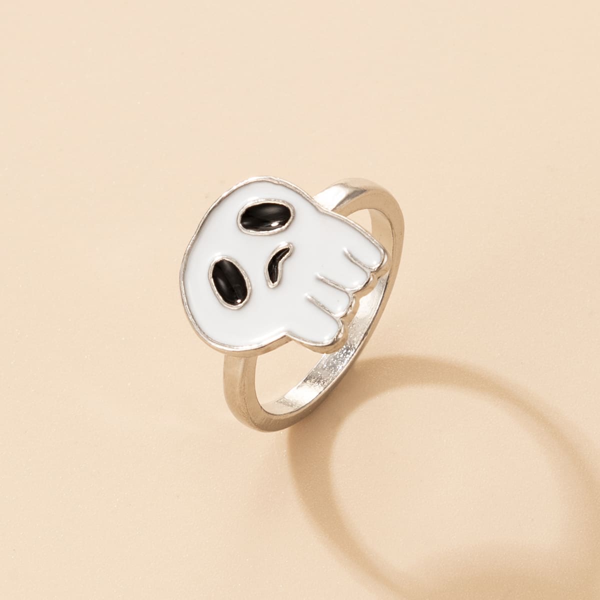

Halloween Ghost Decor Ring, White