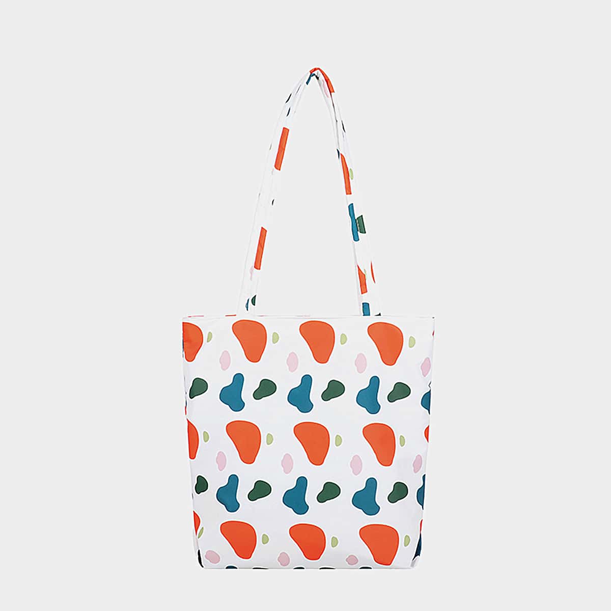 

Cow Print Tote Bag, Multicolor