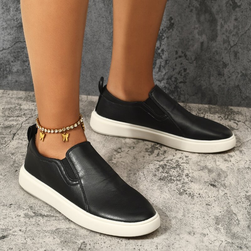 

Minimalist Slip On Ballet Flats, Black