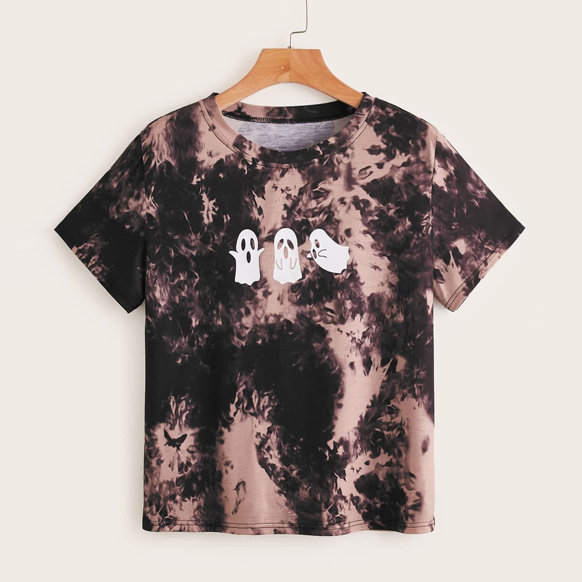 

Halloween Graphic Tie Dye Tee, Multicolor