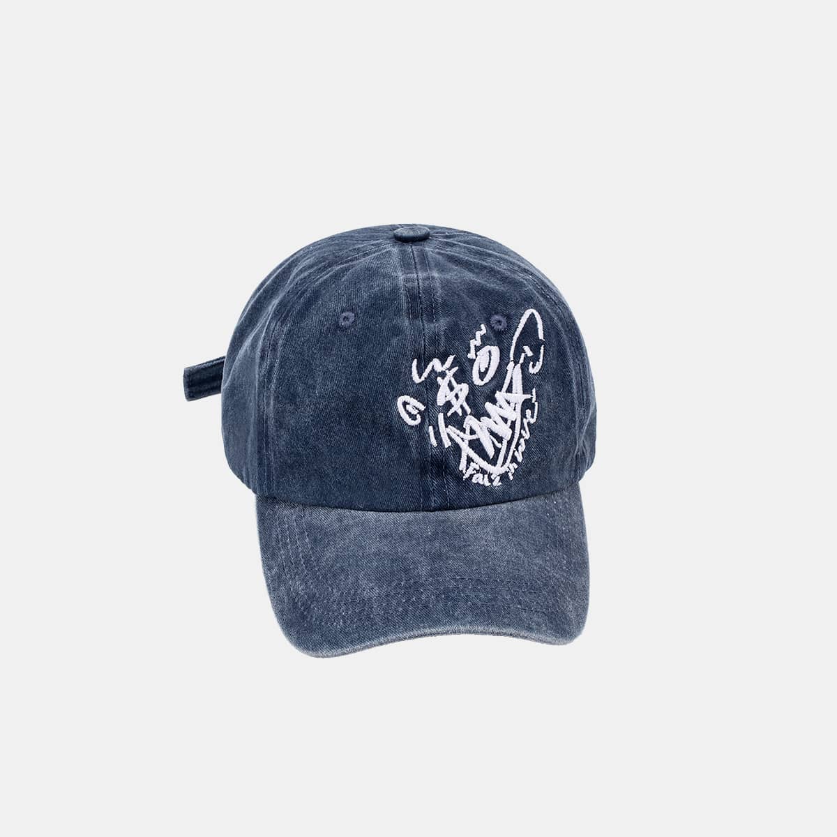 

Graphic Embroidery Baseball Cap, Navy blue