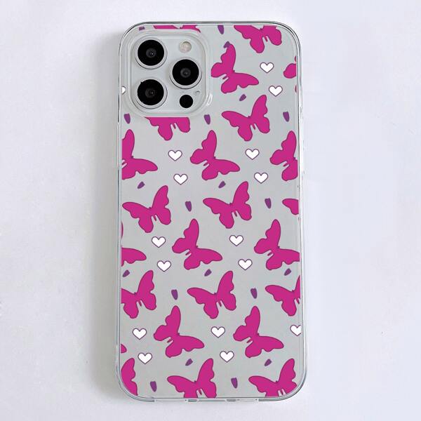 

Butterfly Painted Phone Case, Purple