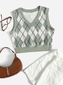 Muchica Áo hai dây Hình học Giải trí - Nhiều màu - Xem 1