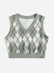 Muchica Áo hai dây Hình học Giải trí - Nhiều màu - Xem 3