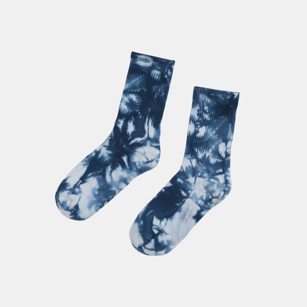 

Tie Dye Crew Socks, Multicolor