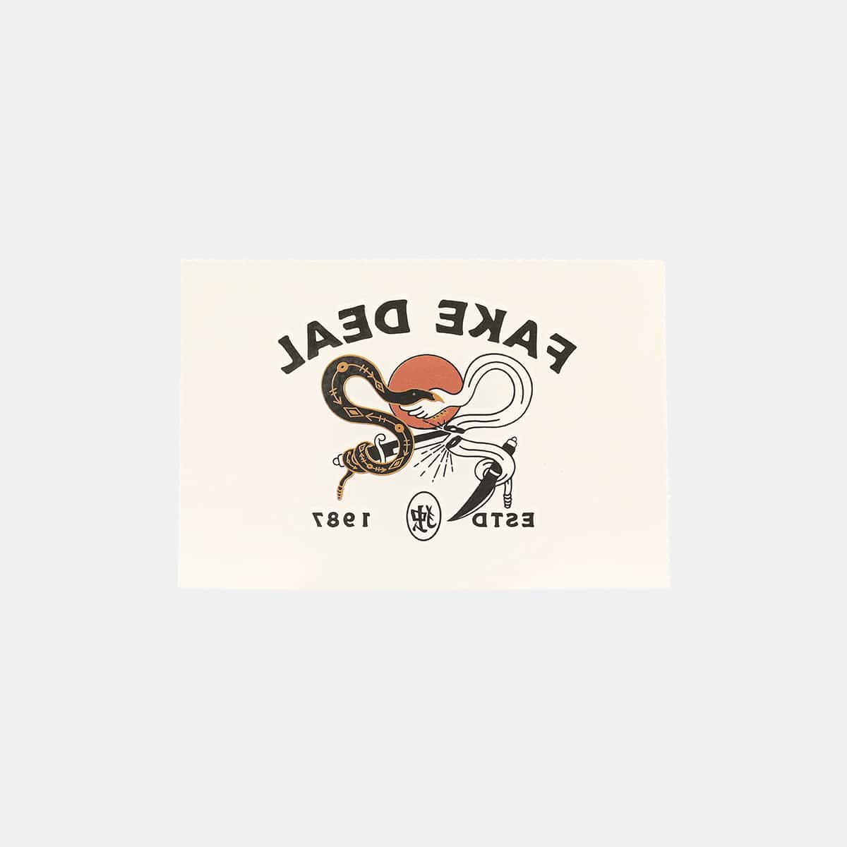

Streetspo 1sheet Snake & Letter Graphic Tattoo Sticker, Multicolor