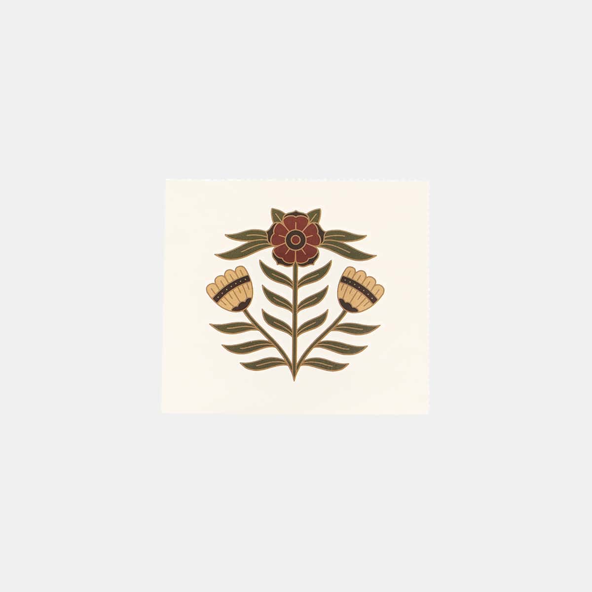 

Streetspo 1sheet Floral Tattoo Sticker, Multicolor
