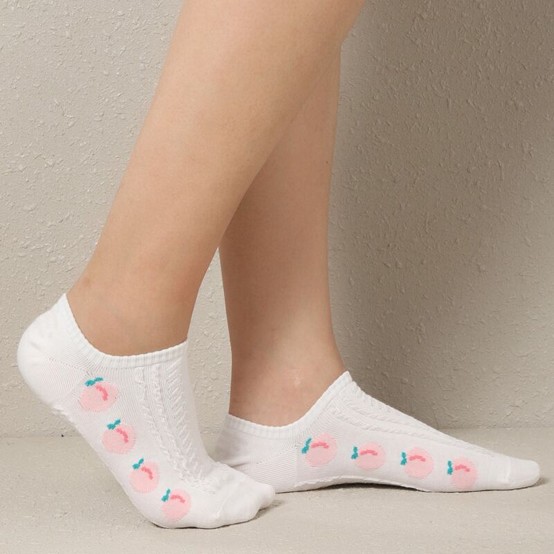 

Fruit Print Ankle Socks, Multicolor