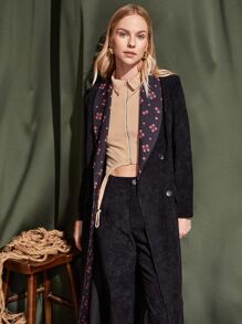 SHEIN Essnce Solid Strappy Detail Zip Up Top - Apricot - View 5