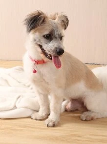 爪子圖案寵物項圈 - 西瓜粉 - 查看 2