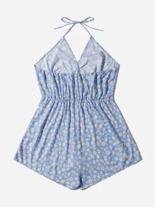 مقاس كبير رومبير نوم طباعة الأزهار رسن