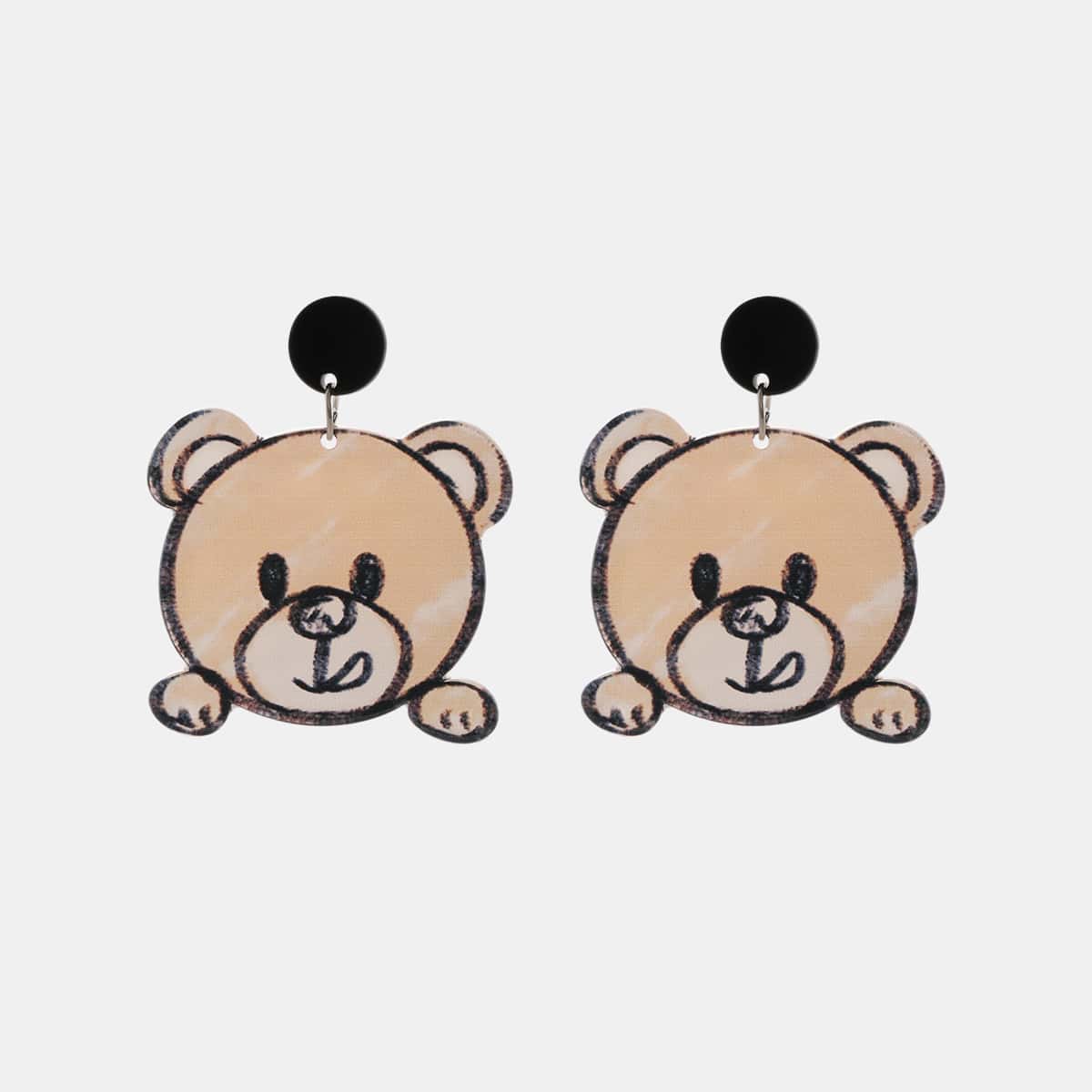 

Bear Drop Earrings, Multicolor