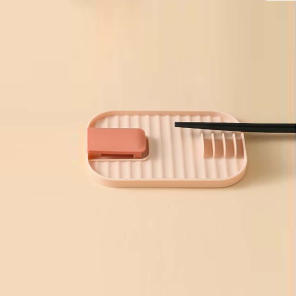 

1pc Pot Lid Storage Rack, Pink