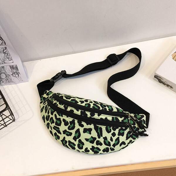 

Leopard Pattern Fanny Pack, Multicolor